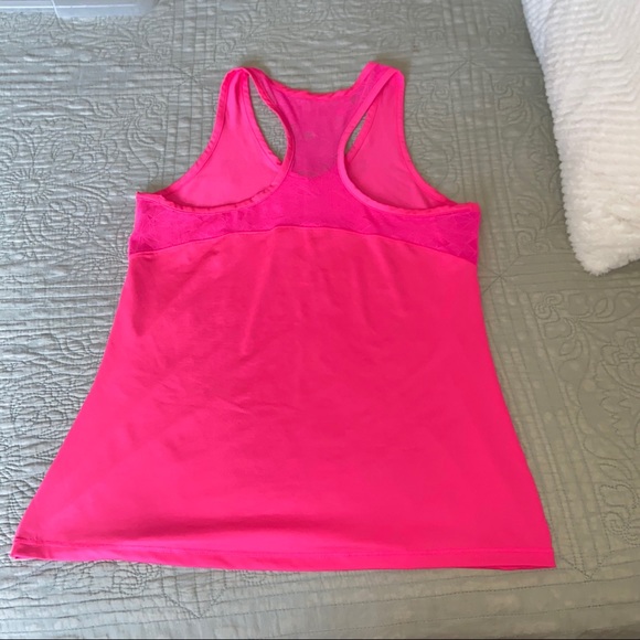Neon Pink Under Armour Tank Top - Picture 3 of 4